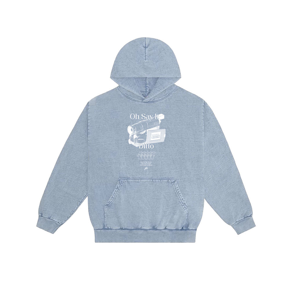 ditto hoodie in cerulean