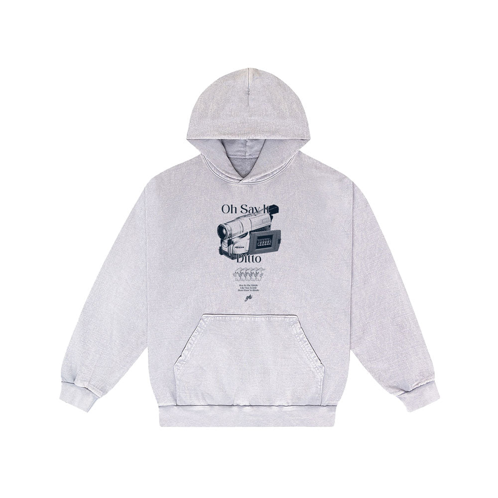 ditto hoodie in ice grey